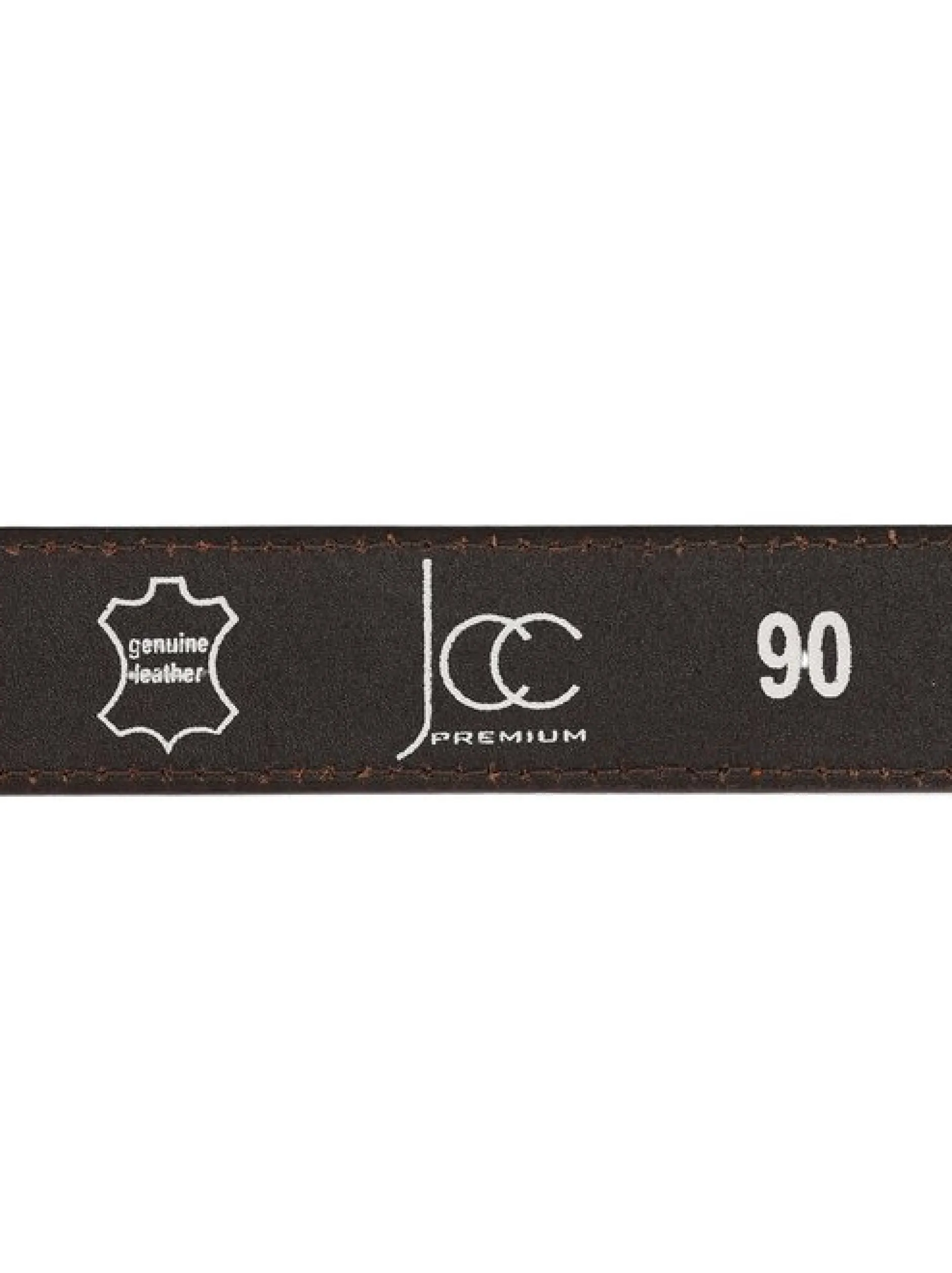 JCC Herren Ledergürtel im 2er-Pack in schwarz braun