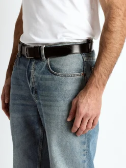 JCC Herren Ledergürtel im 2er-Pack in schwarz braun