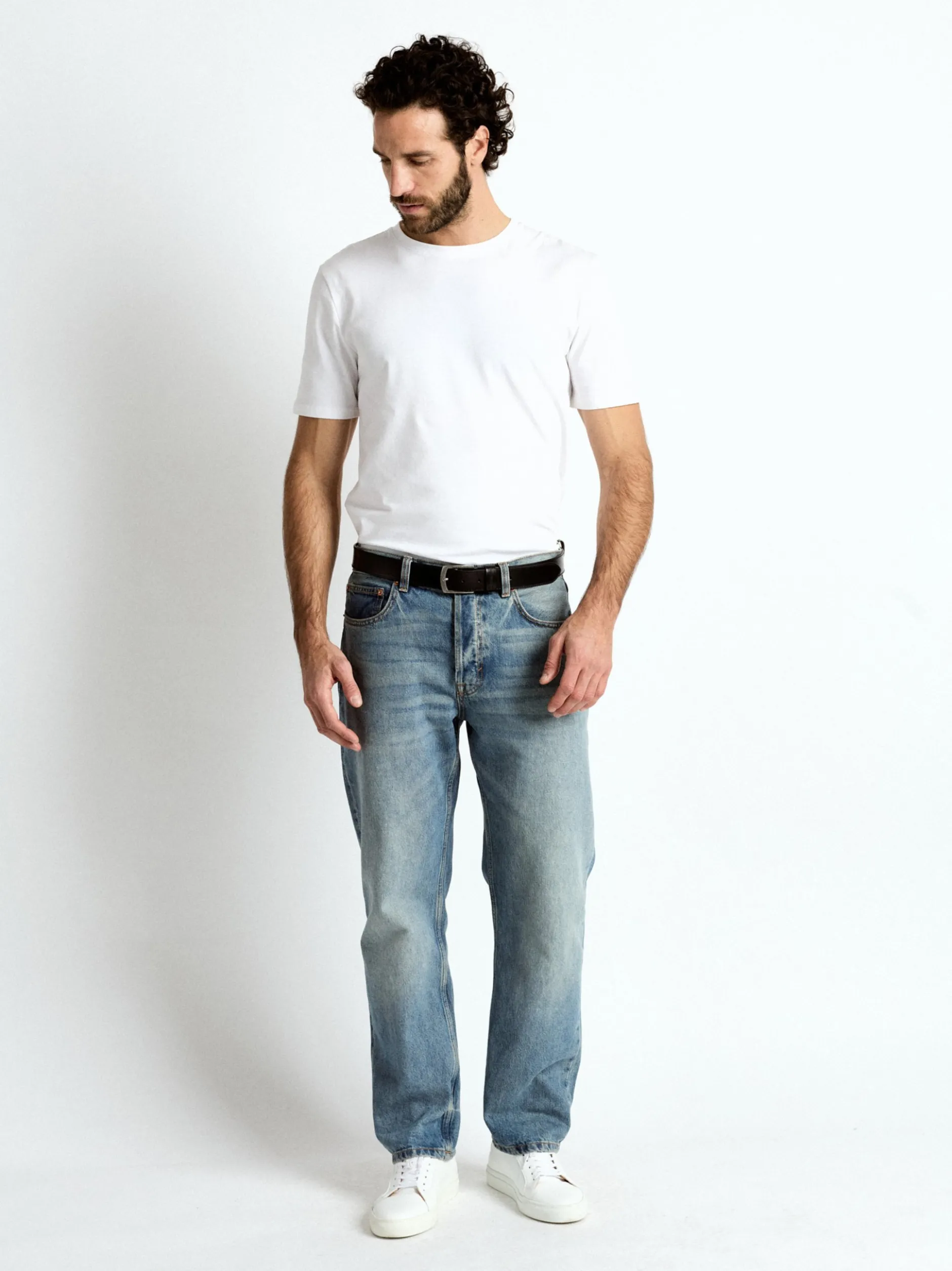 JCC Herren Ledergürtel im 2er-Pack in schwarz braun