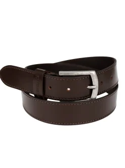 JCC Herren Ledergürtel im 2er-Pack in schwarz braun