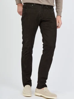 JCC Herren Lederhose in braun
