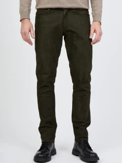 JCC Herren Lederhose in oliv