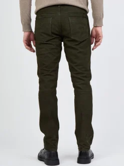 JCC Herren Lederhose in oliv