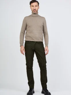 JCC Herren Lederhose in oliv