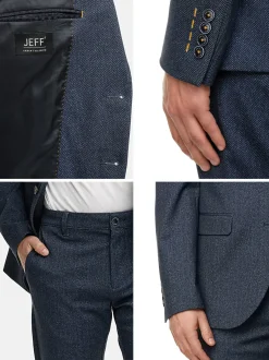 Jeff Herren Anzug 2-Teiler - JFLuke SET in blau