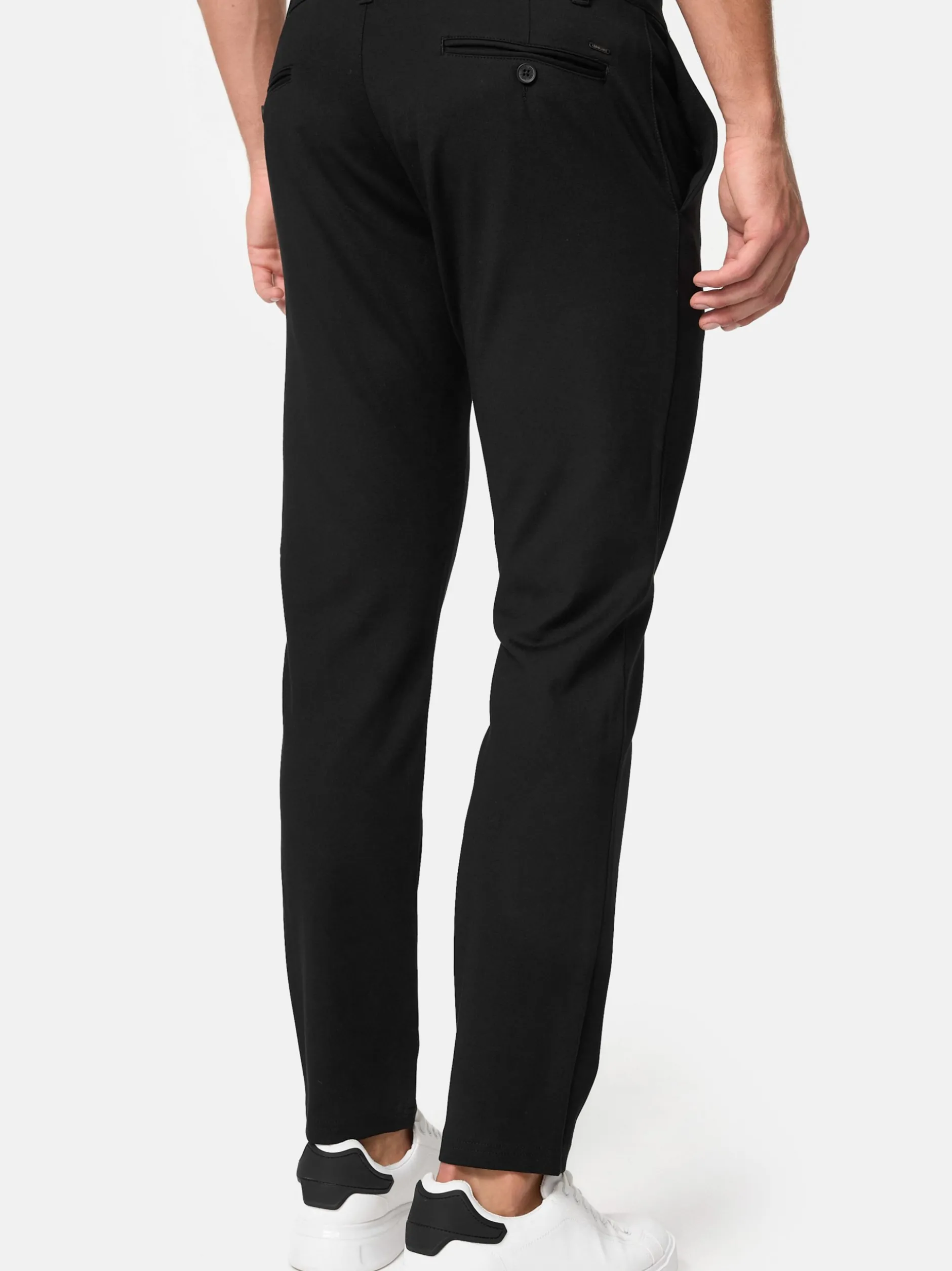 Jeff Herren Chinohose - Burch in schwarz