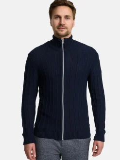 Jeff Herren Strickjacke - JFTruman in blau