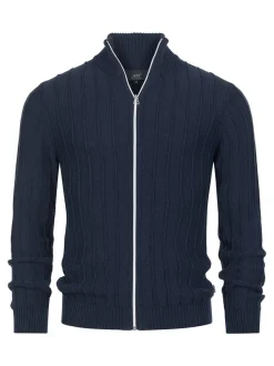Jeff Herren Strickjacke - JFTruman in blau