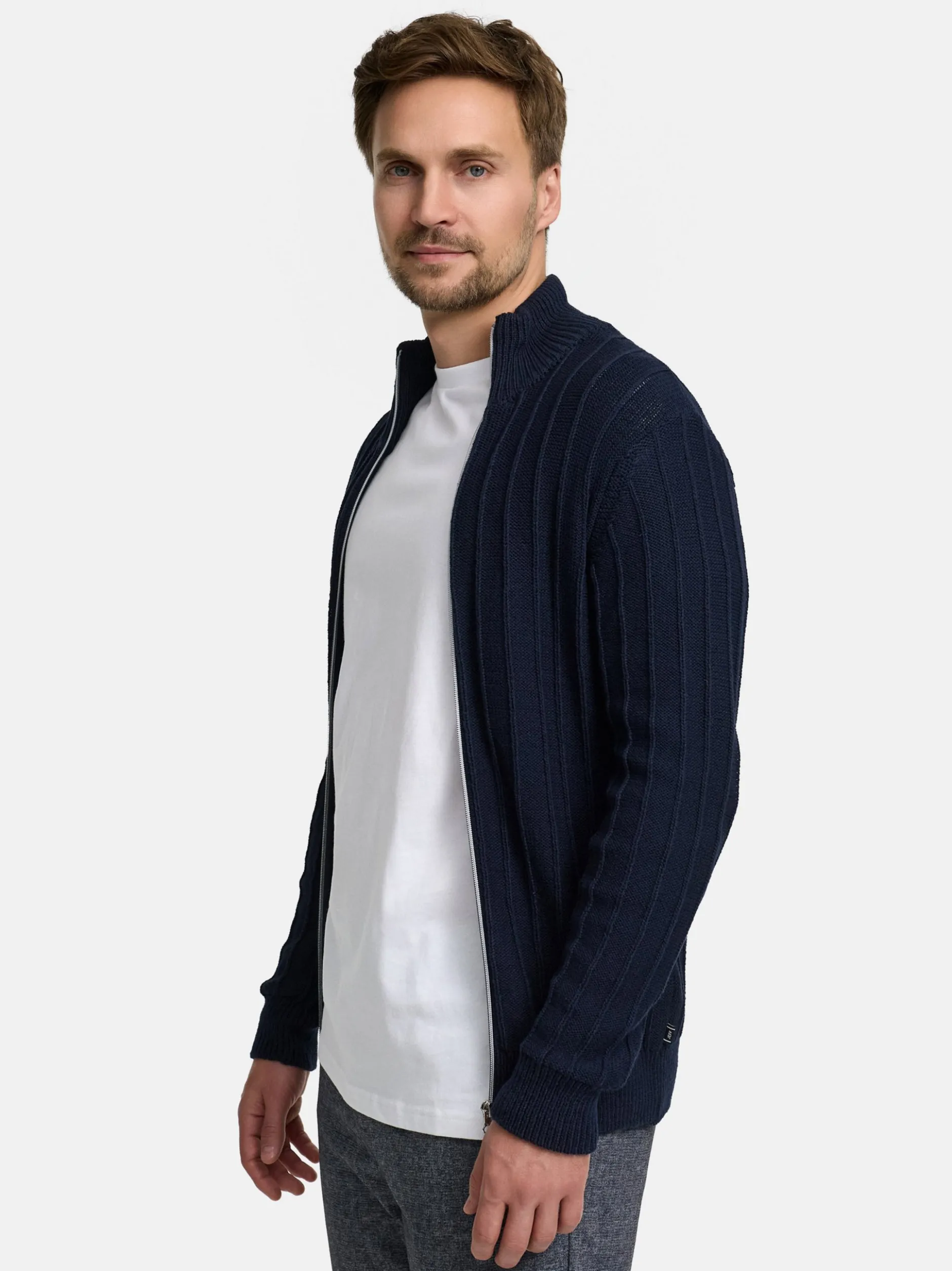 Jeff Herren Strickjacke - JFTruman in blau