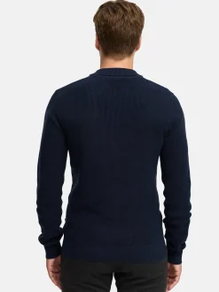 Jeff Herren Strick-Polo - JFTristan in marine blau