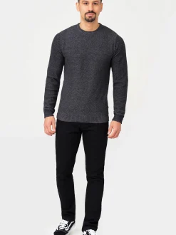 Jeff Herren Strickpullover - Crespo in schwarz