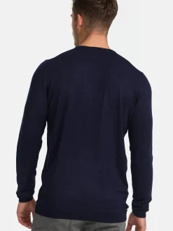 Jeff Herren Strickpullover - Greyson in marine