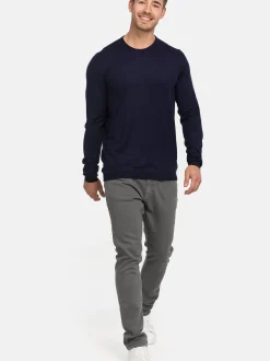 Jeff Herren Strickpullover - Greyson in marine