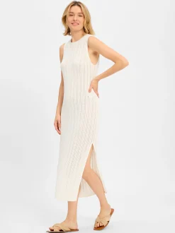 JJXX Damen Kleid - Jxzoella in ecru - Ärmel: ohne Arm