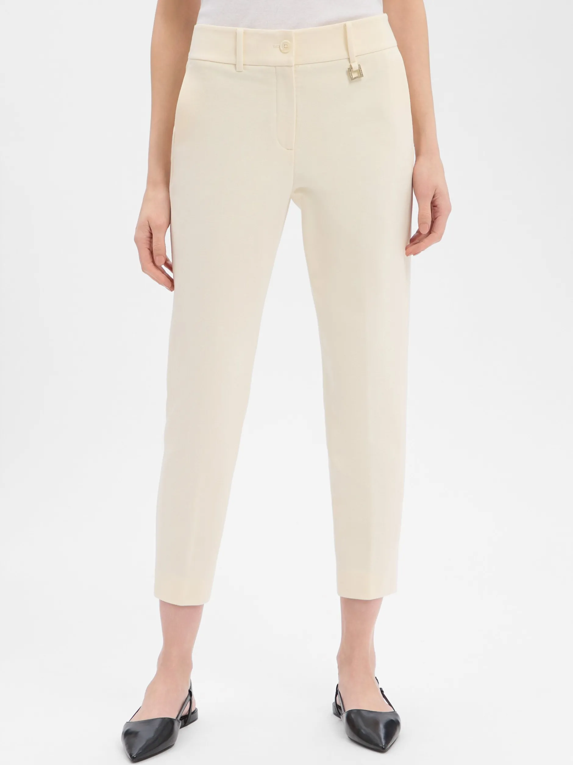 JOOP! Damen Baukasten-Stoffhose - Petunia in ecru