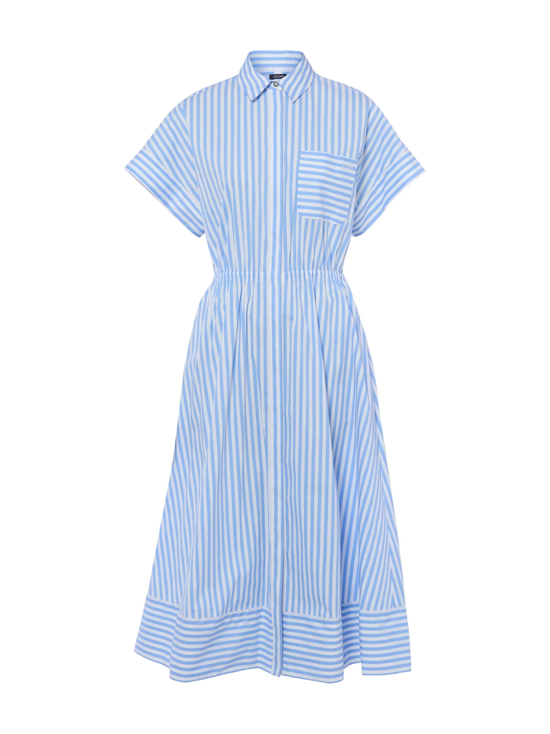 JOOP! Damen Blusenkleid - Donika in hellblau weiß