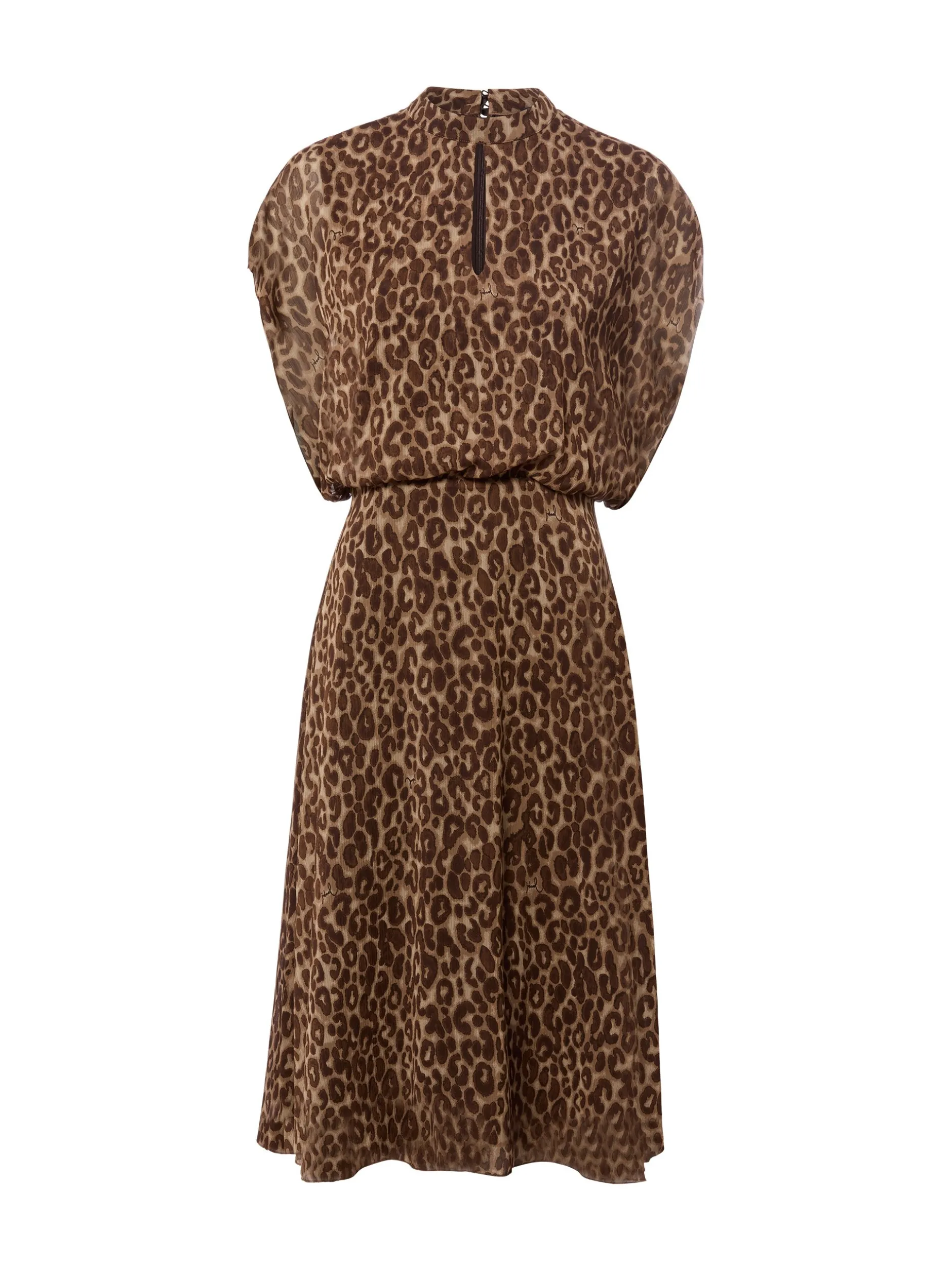 JOOP! Damen Kleid - Dalisha in mehrfarbig camel