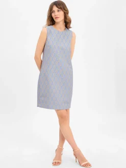 JOOP! Damen Kleid - Debbie in hellblau grau