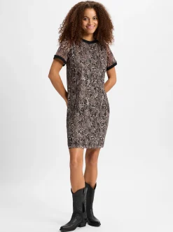 JOOP! Damen Kleid - Tindra in schoko schwarz