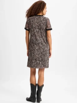 JOOP! Damen Kleid - Tindra in schoko schwarz