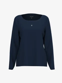 JOOP! Damen Longsleeve - Cosy in blau - Ärmel: langarm