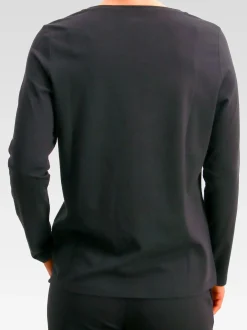 JOOP! Damen Longsleeve - Cosy in schwarz
