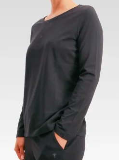 JOOP! Damen Longsleeve - Cosy in schwarz