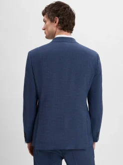 JOOP! Herren Baukasten-Sakko mit Woll-Anteil - Modern Fit in blau