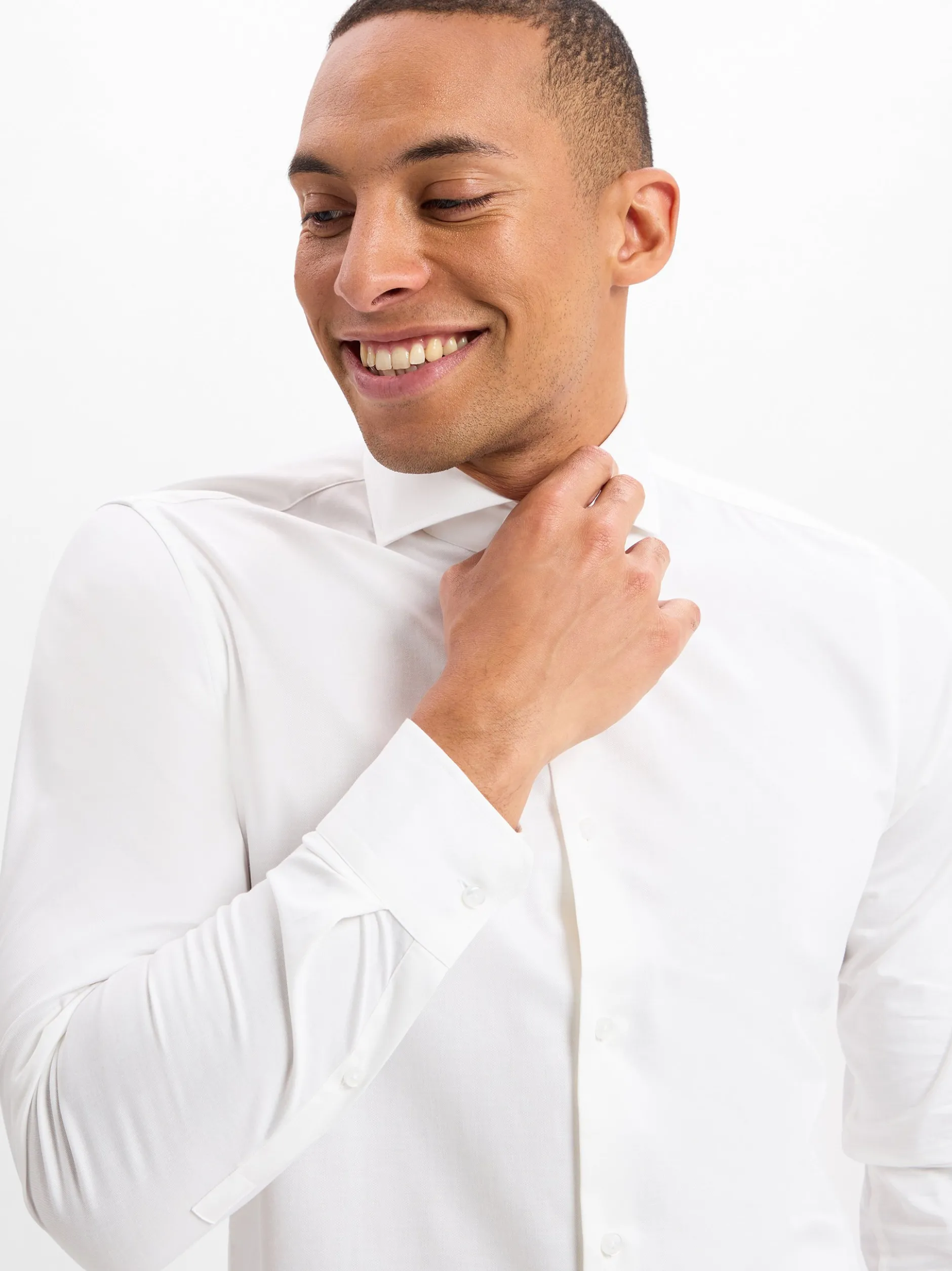 JOOP! Herren Businesshemd - Pares in weiß
