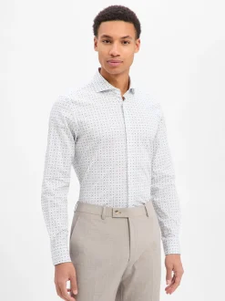 JOOP! Herren Hemd - Pares in weiß türkis