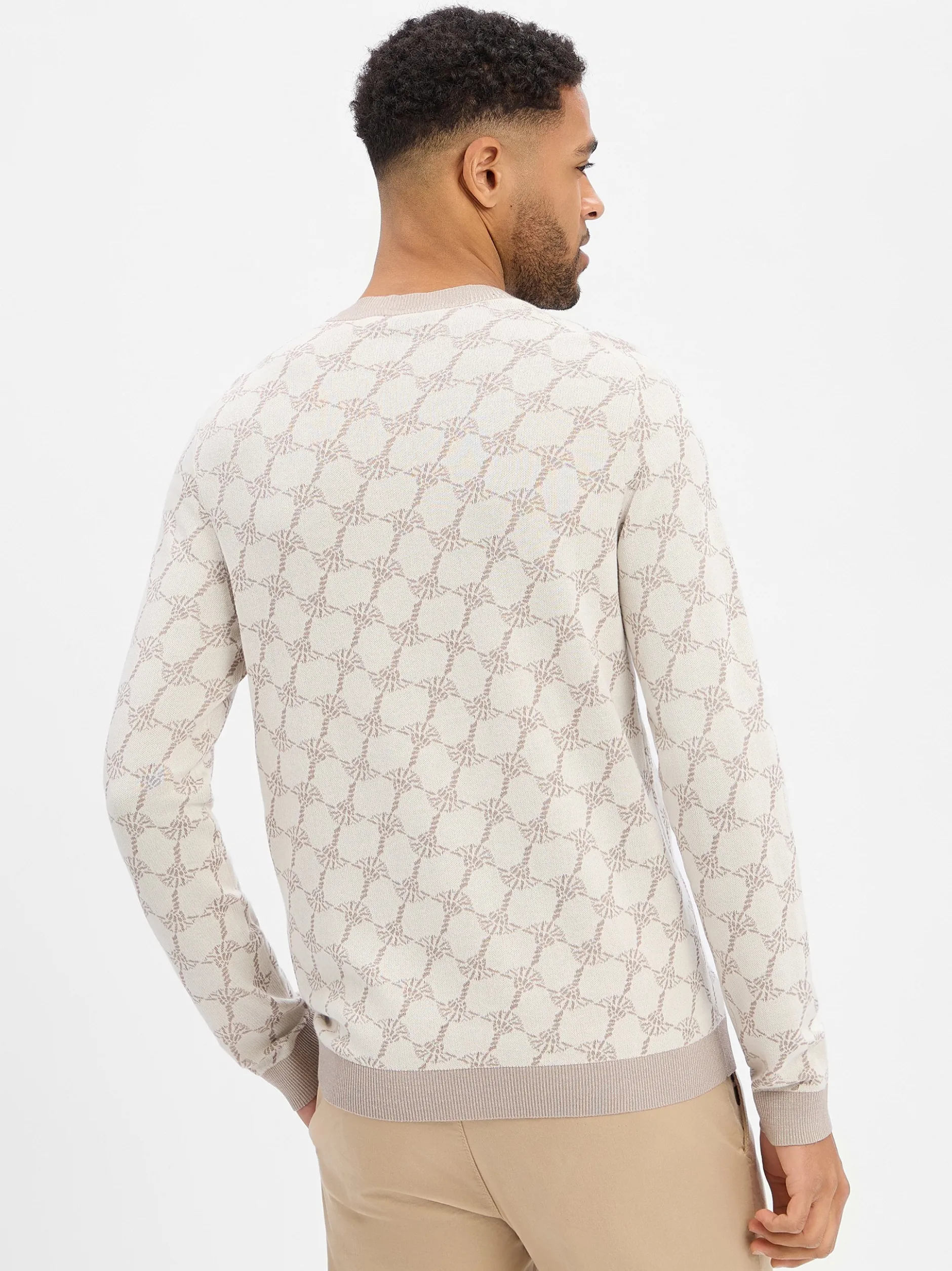 JOOP! Herren Strickpullover - Priamo in kitt beige