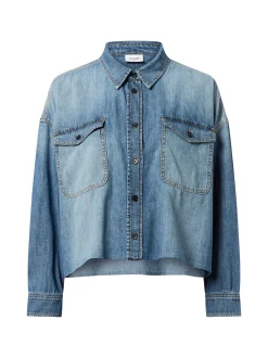 Joop Jeans Damen Jeansbluse - Ursa in denim
