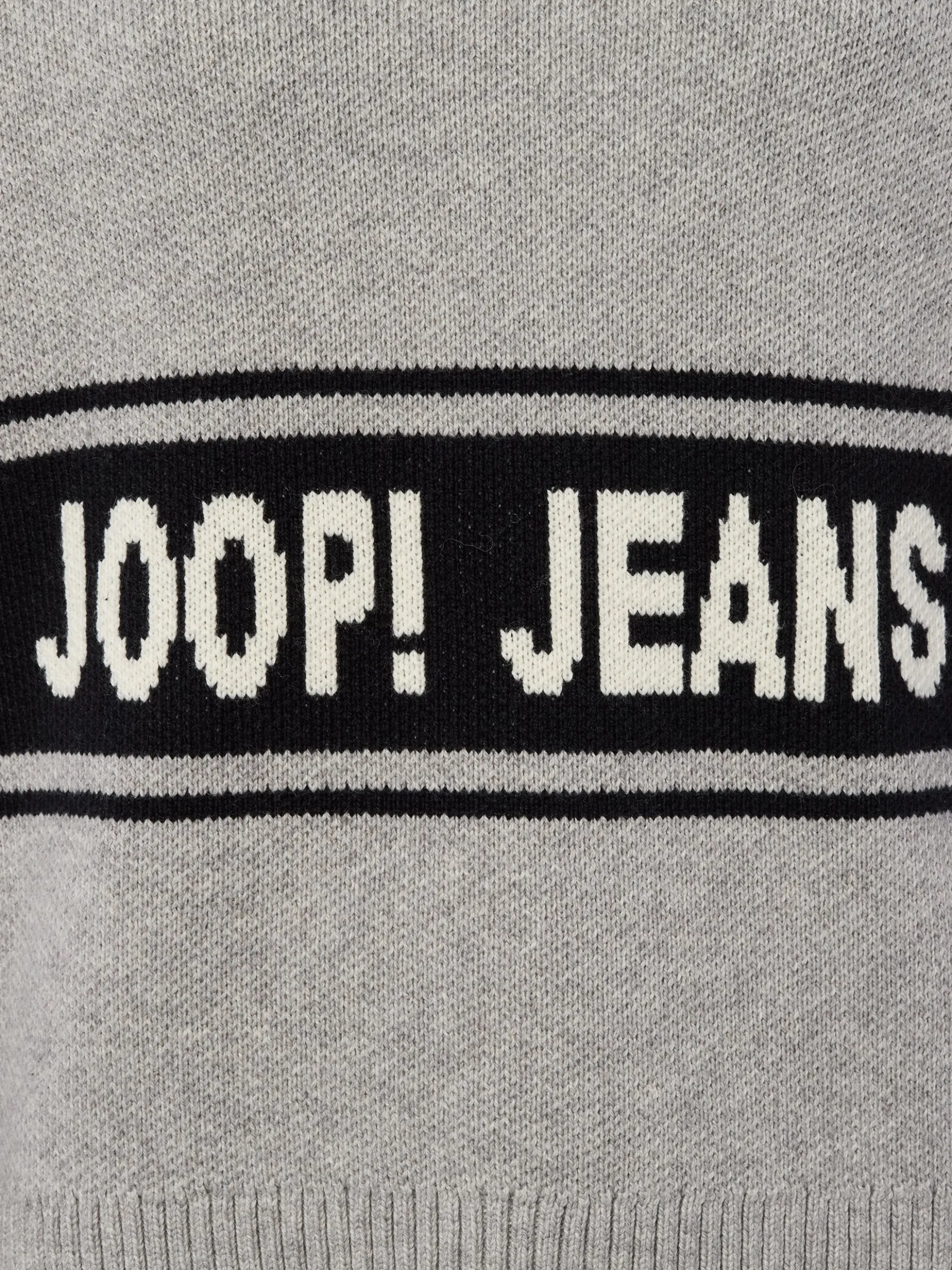 Joop Jeans Damen Strickpullover - Kilo in hellgrau