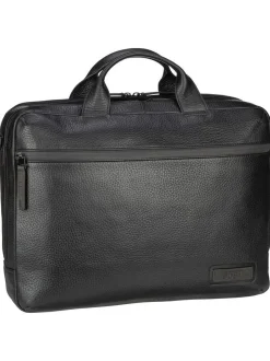 Jost Herren Aktentasche - Stockholm Business Bag L 2 Comp in schwarz