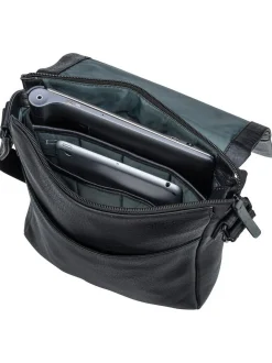 Jost Herren Umhängetasche - Stockholm Flap S in schwarz