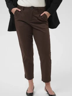 Kaffe Curve Damen Hose KCleana in braun