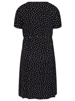 Kaffe Curve Damen Kleid KCmella in schwarz