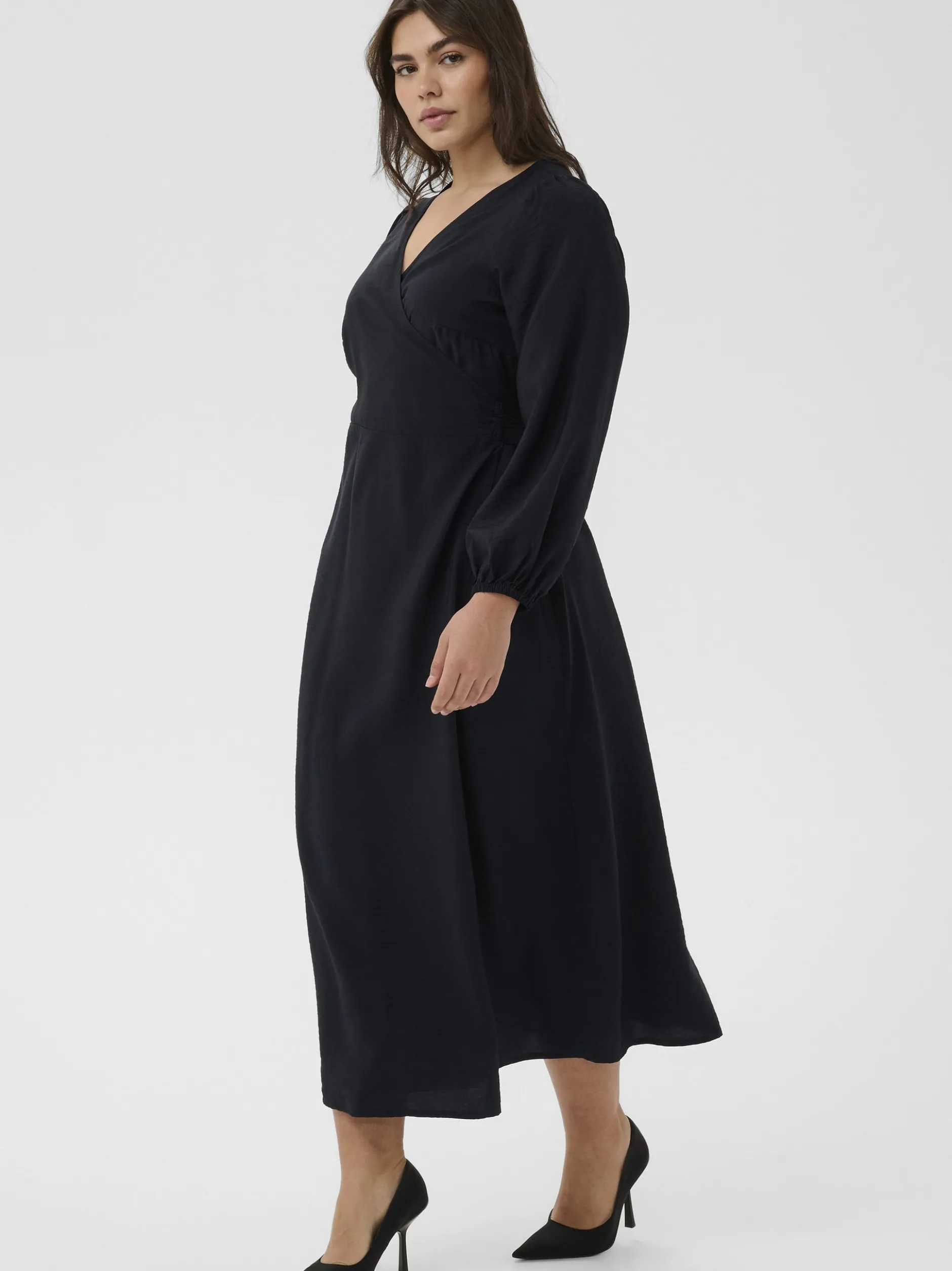Kaffe Curve Damen Kleid KCruby in blau