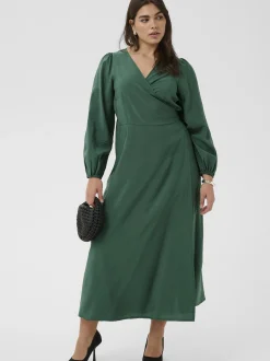 Kaffe Curve Damen Kleid KCruby in grün
