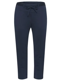 Kaffe Curve Damen Strickhose KCjenna in blau