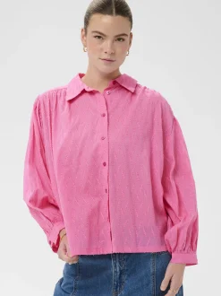 Kaffe Damen Bluse KAgabriela in pink