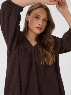 Kaffe Damen Bluse KAmissie in braun