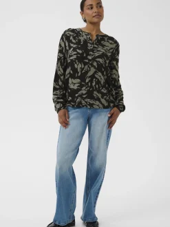 Kaffe Damen Bluse KApollie in schwarz