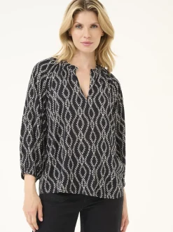 Kaffe Damen Bluse KAsigrid in schwarz
