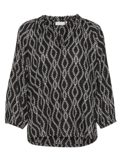 Kaffe Damen Bluse KAsigrid in schwarz