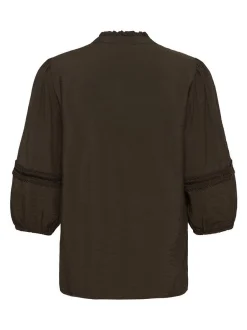 Kaffe Damen Bluse KAsonja in mocca