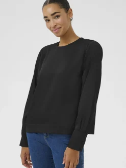 Kaffe Damen Blusenshirt KAbonita in schwarz