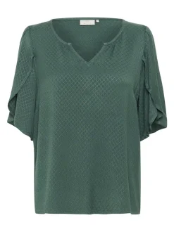 Kaffe Damen Blusenshirt KAmona in grün