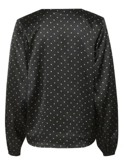 Kaffe Damen Bluse ärmellos KAluna in schwarz