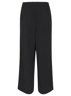 Kaffe Damen Casual Hose KAillis Hohe Taille in schwarz